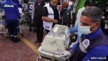 Gaza, 29 bambini prematuri arrivati in Egitto