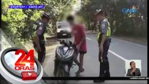 16-anyos na binatilyo na naharang sa checkpoint, suspek din daw sa pagpatay at pagnanakaw | 24 Oras