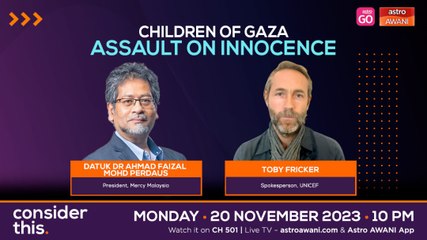 Consider This: Children’s Day 2023 (Part 2) - Gaza's catastrophic Child Casualties