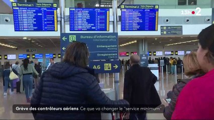 Video herunterladen: Le mouvement social d’une partie des contrôleurs aériens contre la réforme de leur droit de grève provoque de fortes perturbations dans plusieurs aéroports français - VIDEO