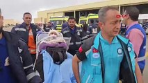 Sağlık Bakanlığı: El Ariş'ten MSB uçağı ile Türkiye'ye gelecek Gazzeli 61 hasta ve 49 refakatçinin uçağa nakil videosunu paylaştı
