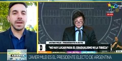 Javier Milei se impone con más del 56% de votos en balotaje dominical argentino