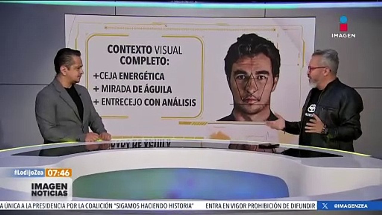 Sergio "Checo" Pérez , ¿qué dice su rostro? Un experto lo analiza