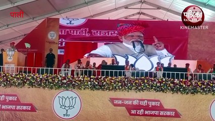 पाली में गरजे पीएम मोदी : कांग्रेस ने प्रदेश में बढाई साम्प्रदायिकता, महिला व दलितों पर अत्याचार पर घेरा