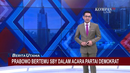 Pertemuan SBY dan Prabowo dalam Acara Konsolidasi Pemenangan Demokrat di Madiun