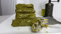 Greek Stuffed Vine Leaves With Rice and Herbs