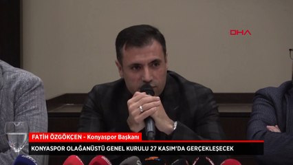 Konyaspor Olağanüstü Genel Kurulu 27 Kasım'da gerçekleşecek