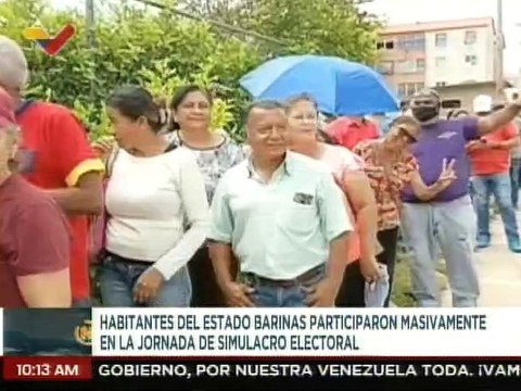 Barinas | 26 centros de votación habilitados en los 12 municipios registraron alta participación