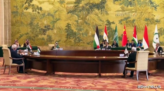 Vertice Cina-Paesi arabi e musulmani per de-escalation conflitto Gaza
