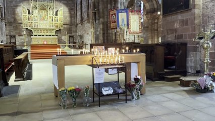 Shrewsbury College places floral tributes for four teenage boys killed in North Wales car crash