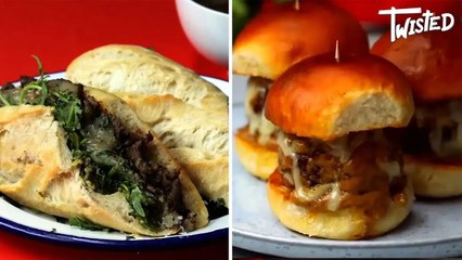 A Carnivore&apos;s Fantasy: The Ultimate Steak Sandwich Mini Sliders | Twisted