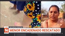 Tía del menor encontrado encadenado en San José de Chiquitos se pronuncia