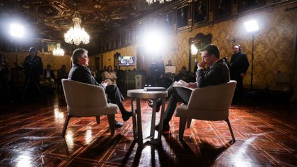 Habla en NTN24 el presidente saliente de Ecuador, Guillermo Lasso