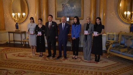 찰스 3세, 블랙핑크에 대영제국훈장 수여...尹 부부 참석 / YTN