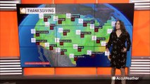 Stormy weather to subside for Thanksgiving across most of US