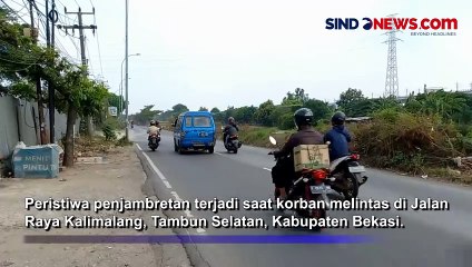 Pesepeda Dijambret Hingga Jatuh saat Gowes di Kalimalang
