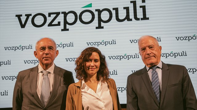 Isabel Díaz Ayuso acude al foro 'Voces para la reforma' de Vozpópuli
