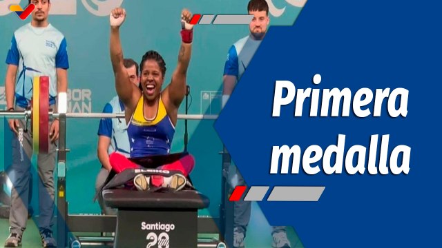 Deportes VTV | Clara Fuentes rompe récord con las pesas VII Juegos Parapanamericanos Santiago 2023