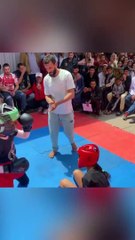 🔥 تعلم تقنية Low Kick في الملاكمة مع عبدالاله هبات! #Shorts