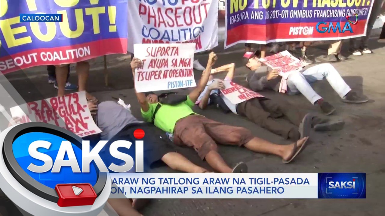 LTFRB, nakiusap na tapusin na ang tigil-pasada; grupong PISTON, walang nakikitang rason para hindi ituloy ang protesta | Saksi