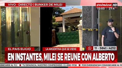 Javier Milei define su Gobierno en el Hotel Libertador y hay gran expectativa por su salida