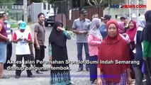 Akses Jalan Perumahan di Semarang Ditutup Tembok oleh Warga