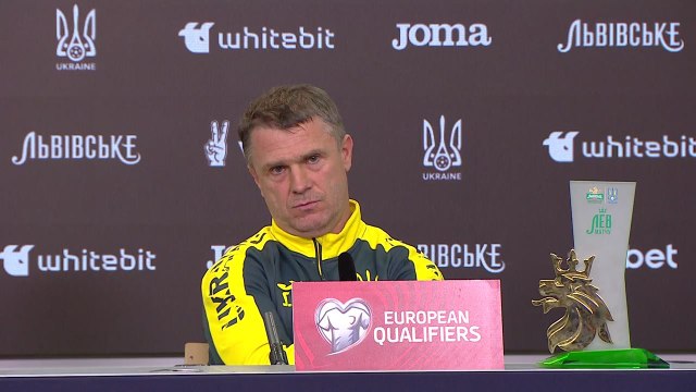 Ukraine coach Serhiy Rebrov previews winner takes all UEFA Euro 2024 qualifier with Italy