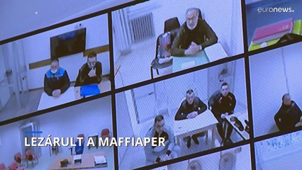 Lezárult a maffiaper, több mint kétszáz embert ítéltek el