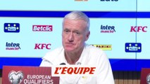 Deschamps : « On n'est jamais à l'abri d'une blessure » - Foot - Qualif. Euro - Bleus