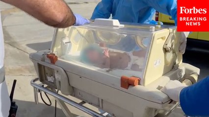 WATCH: 26 Neonatal Babies Arrive In Egpyt From Gaza Strip Through The Rafah Crossing