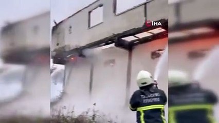 Kastamonu'da Ahşap Ev Yangını