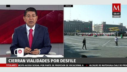 Así se ve el Zócalo de la CdMx previo al desfile del 20 de Noviembre