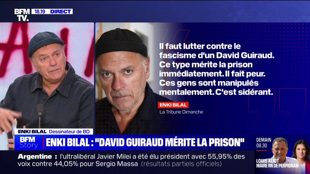 Enki Bilal (dessinateur de bandes dessinées): La guerre civile nous pend au nez