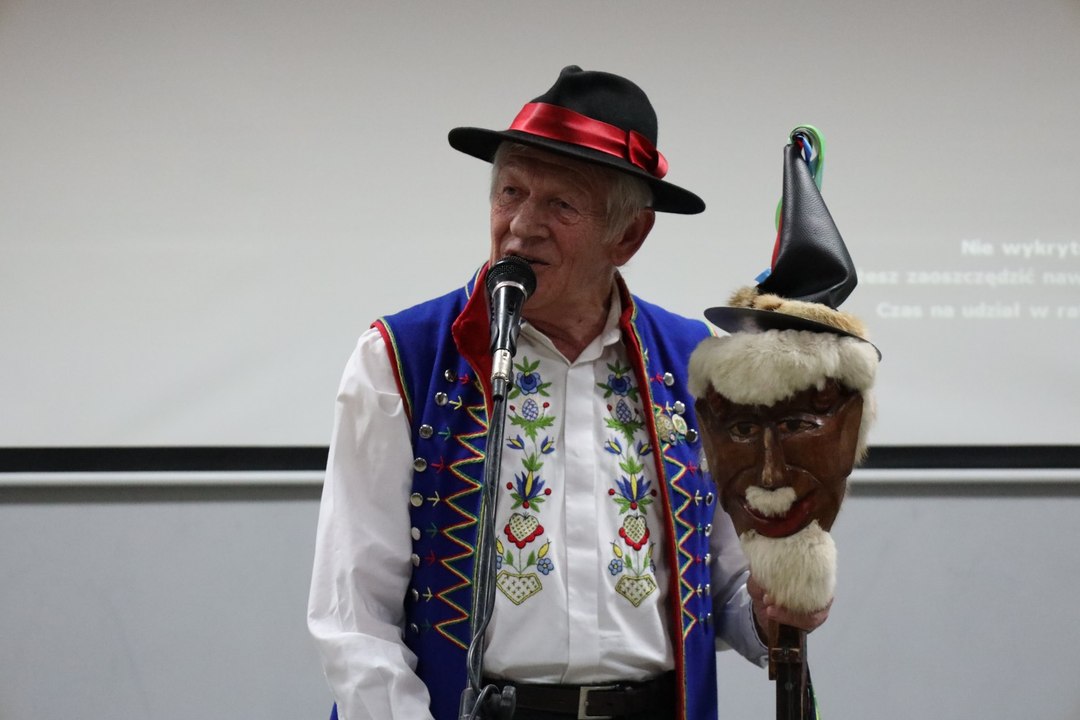 Józef Roszman, znany kaszubski gawędziarz, spotkał się z mieszkańcami Chwaszczyna