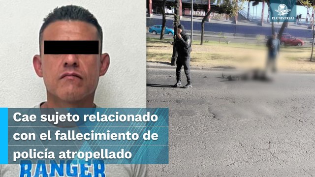 Detienen a sujeto implicado en la muerte de policía atropellado en Calzada Ignacio Zaragoza