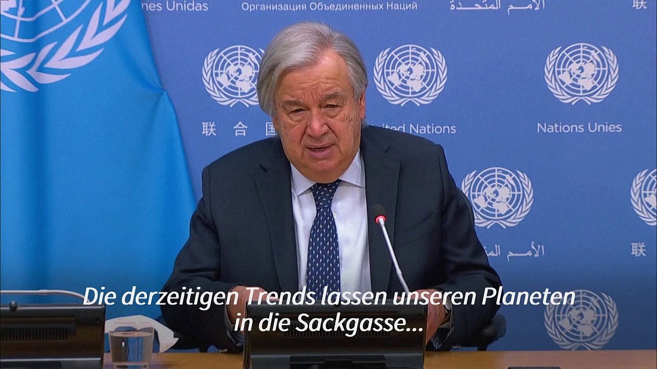 UNO: Erde steuert auf Erwärmung um drei Grad zu