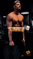 Liste de courses Prise de masse 