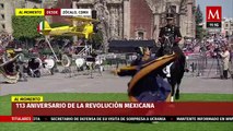 Exhiben destreza del equipo ecuestre de la Sedena en Aniversario de la Revolución Mexicana