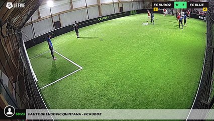 Faute de Ludovic QUINTANA - FC KUDOZ