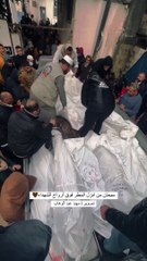 Gazze'de sabah; şehit cenazeleri bir arada