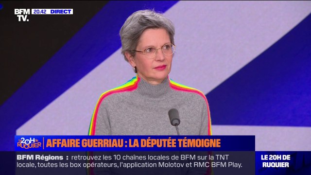Affaire Guerriau: Sandrine Rousseau (EELV) note que pour la première fois, on n'a pas tellement mis en doute la parole de Sandrine Josso