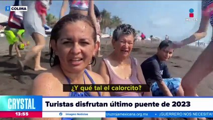 Turistas disfrutan del último puente de 2023