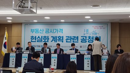 "부동산 공시가격 현실화율 로드맵 원점 재검토 필요" / YTN