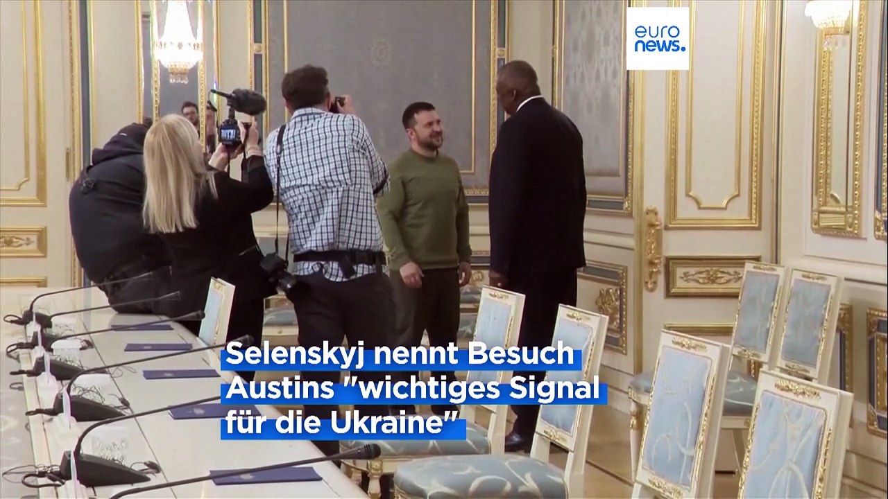 Llyod Austin sichert der Ukraine langfristigen Beistand der USA zu