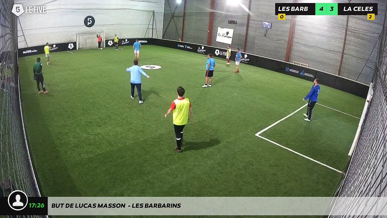 But de Lucas MASSON  - LES BARBARINS