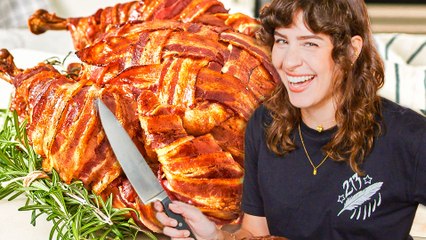 Camerawoman Attempts To Make Thanksgiving Turkey