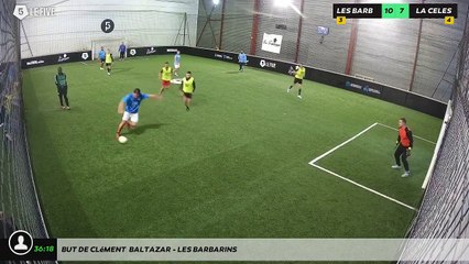 But de Clément  Baltazar - LES BARBARINS
