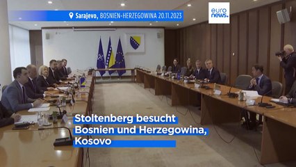 "Bösartige Einmischung Russlands": Stoltenberg in Bosnien-Herzegowina