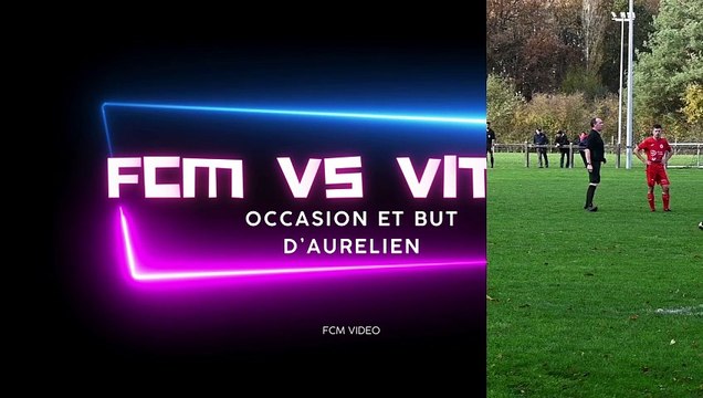 Coup franc de Geoffrey puis but d'Aurélien