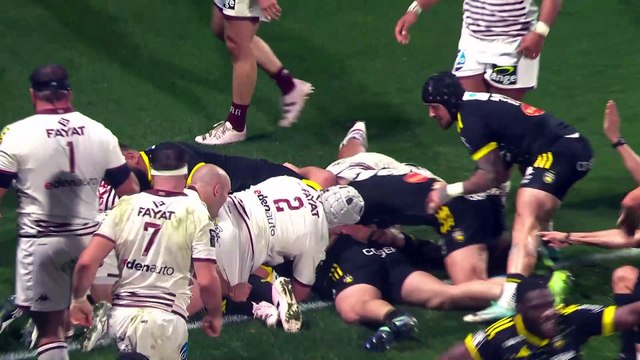 TOP 14 - Essai de Pierre BOURGARIT (SR) - Stade Rochelais - Union Bordeaux Bègles
